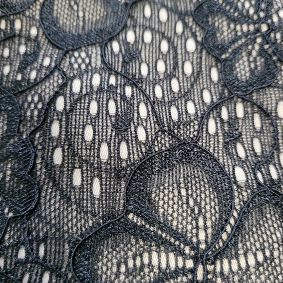 Xhilaration Black Lace Straight Leg Pants Size Junior's 7 - Picture 6 of 12